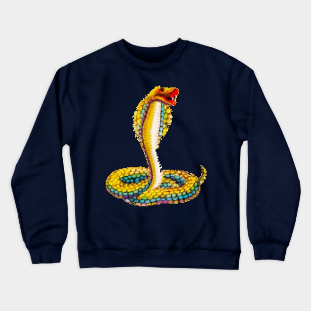 GOLDEN COBRA Crewneck Sweatshirt by CharlieCreator